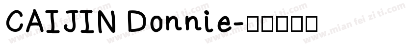 CAIJIN Donnie字体转换